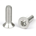 Stainless Steel 304 M2 M2.5 M3 M3.5 M4 Torx Flat Head Screw Hand Tighten Anti-theft Machine Screws